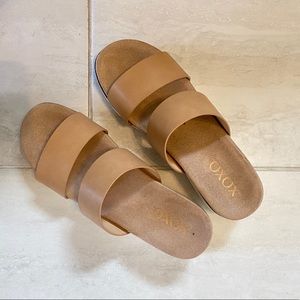 Beige Wedge Sandal